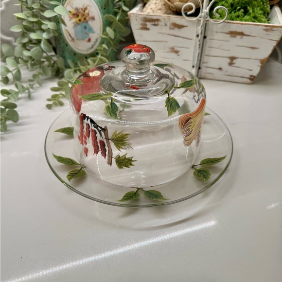 Libby hand painted fruit/ cheese platter - Picture 3 of 7